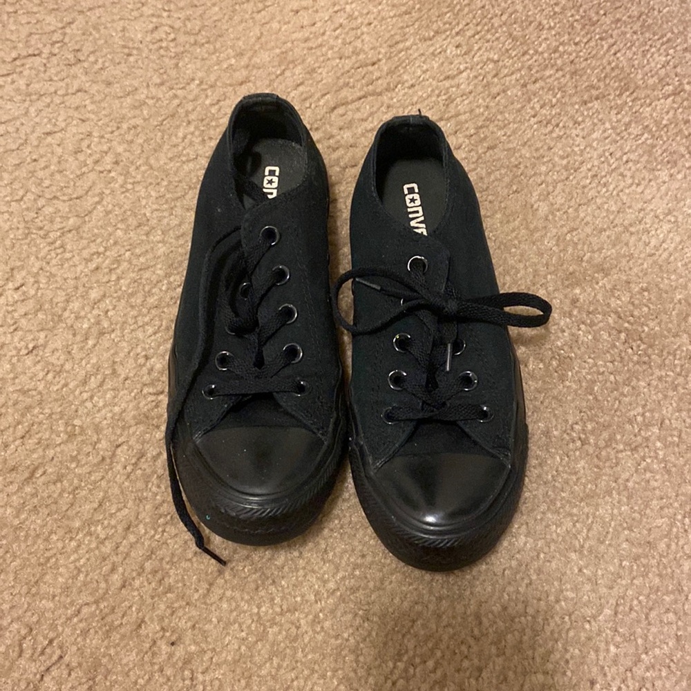 Black Converse Low Top